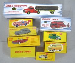 Nine Atlas Editions, Modern Re-Issue Diecast Model Dinky Toys to include #36A Tracteur Willeme, #002