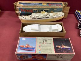 A 1960's Triang Model of 'RMS Orcades', electric. Playworn, in poor box. Together with a Billing