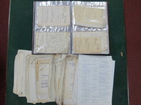 A Quantity of Late XIX/Early XX Century Original Railway Paperwork Relating to The Great Central