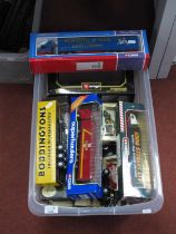 A quantity of diecast model vehicles by Corgi, Burago, Matchbox, Lledo and other to include Corgi