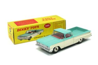 Dinky Toy No 449 Chevrolet 'EL Camino' Pick Up Truck, overall very good, excellent, boxed, slight