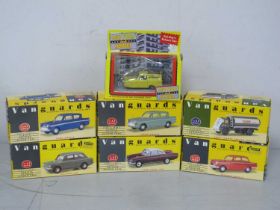 Six Lledo Vanguards diecast model vehicles to include 1:43 #VA34002 Ford Capri 109E, #VA1001 Ford