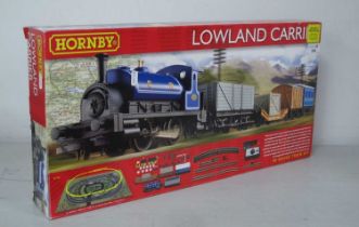A Hornby 'OO'Gauge/4mm Ref No R1163 Boxed "Lowland Carrier" Train Set, comprising four items of