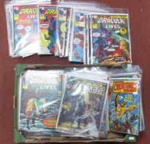 Approximately Sixty-Eight Comics by Marvel, DC, Curtis and Independent Titles, to include Dracula