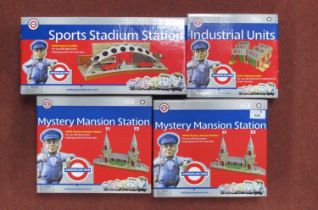 Four Bachmann Boxed Lineside Accesories for use with Underground Ernie Train Sets. Comprising of #