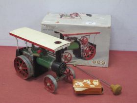 A Mamod T61a Steam Traction Engine, appears complete with accessories, few signs of use, boxed