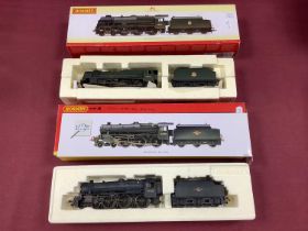 Two Hornby 'OO' Gauge/4mm Boxed 4-6-0 Steam Tender Locomotives; Ref No R2258 Class 5MT BR