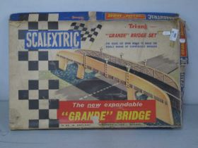 A Boxed Circa 1960s #MM/A229 Scalextric "Grande" Bridge Set, by Triang, unchecked for full