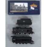 Three OO Gauge/4mm BR Black Steam Locomotives, comprising a Bachmann 2-8-0 Class 8F with eight wheel