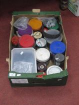 A quantity of model vehicle spare wheels and tyres often sorted by type. (One Box).