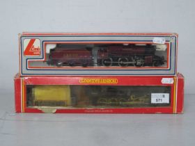 Two 'OO' Scale Locomotives, Hornby R.330 2-10-0 9F Class, boxed and Lima 2-6-0 with tender, boxed,