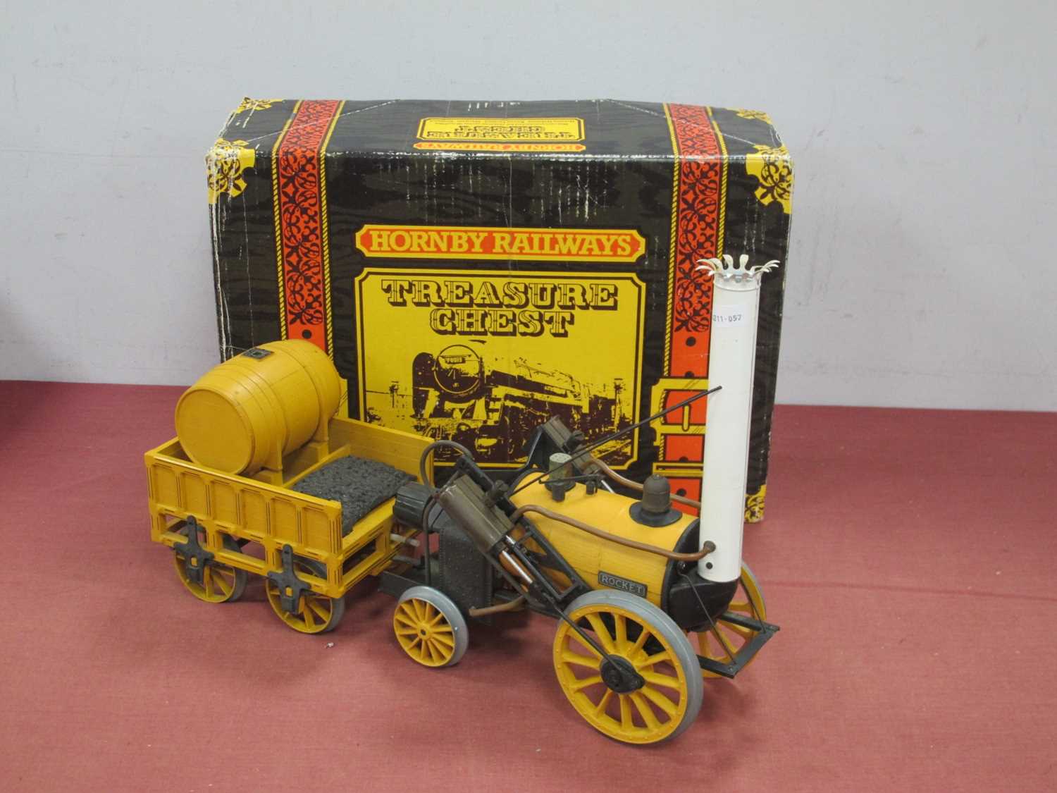 A Hornby 3.5 inch Guage Unboxed "Stephenson's Rocket Locomotive and Tender Only, in good condition