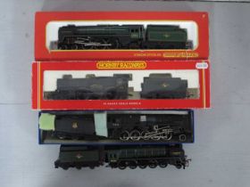 Four Hornby 'OO' Gauge/4mm Steam Tender Locomotives, comprising; a Class 9F 2-10-0 BR black R/No