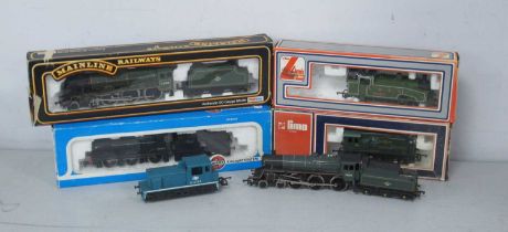 Six OO Gauge/4mm Locomotives, comprising: A Lima 0-6-0 Tank Class J50, L.N.E.R green, R/No. 8920 -