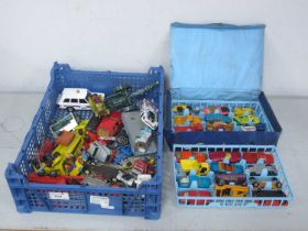 A Collection of Diecast Model Vehicles by Matchbox, Husky, Corgi, Dinky Toys, to include Corgi