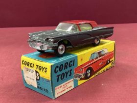 Original Corgi Toys No 2145 Ford Thunderbird Red Over Grey, overall very good plus, one chip noted