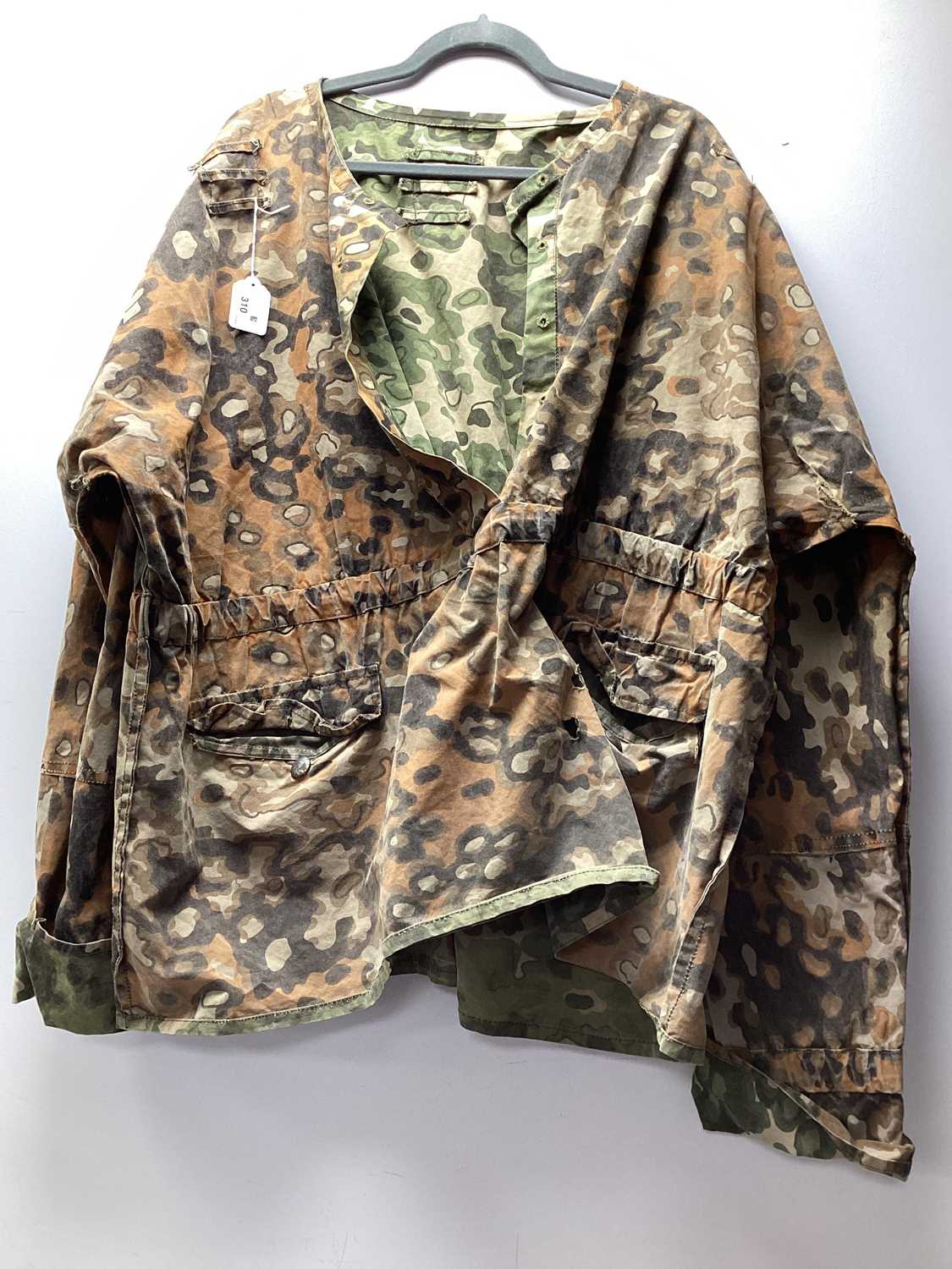 WWII Third Reich German Waffen SS Style Camouflage Smock. Due to the nature of these items we