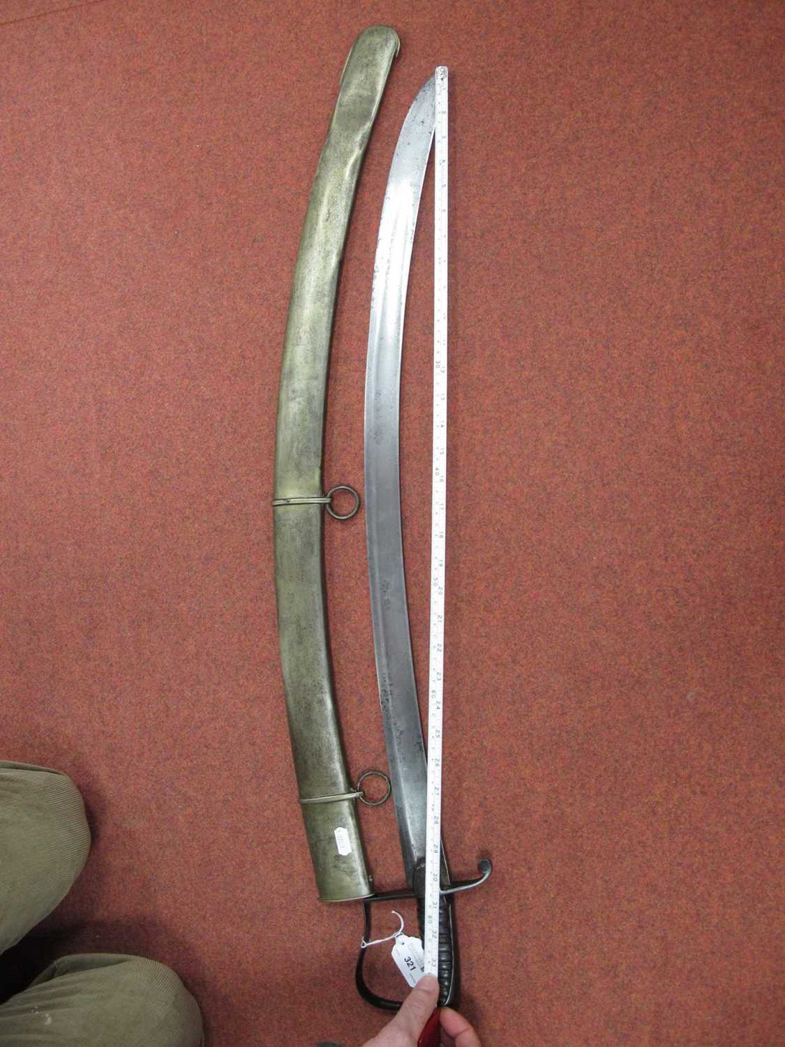 Light Cavalry Type Sabre and Scabbard, with possible modification replacement of grip and guard, - Image 13 of 20