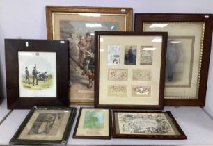 WWI, Boer War and North West Frontier Themed Contemporary Framed Prints, photographs, silk cards and