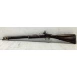 British Pattern 1856 Cavalry Percussion Carbine, manufactured by 'Enfield' and dated to year 1858,