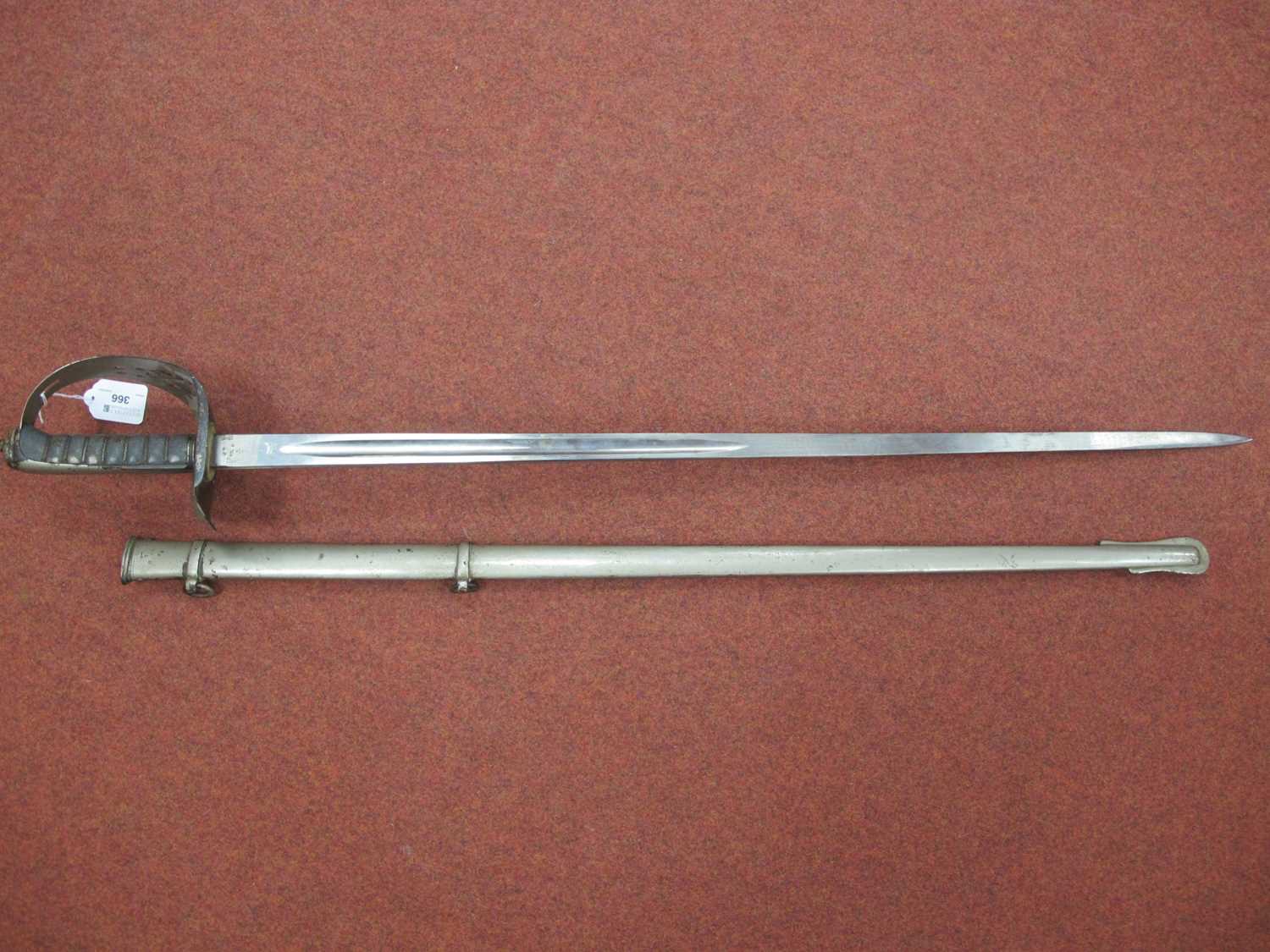 Second Boer War/WWI British Pattern 1897 Infantry Sword, with 'VR' Royal Cypher integrated into - Image 16 of 19