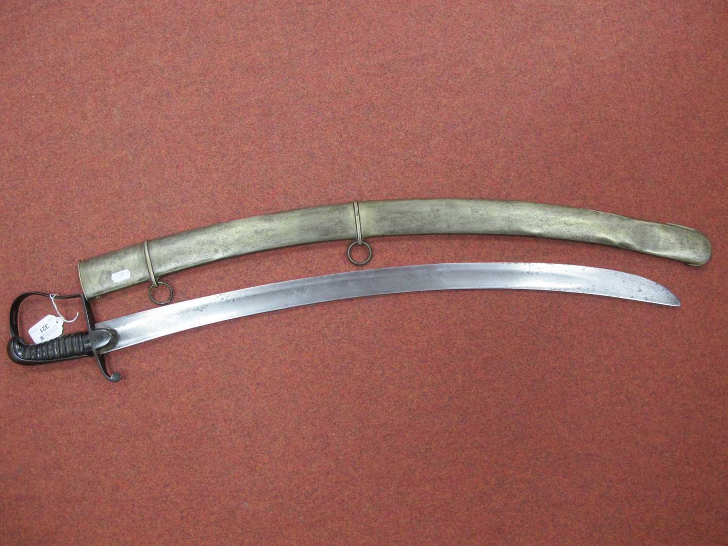 Light Cavalry Type Sabre and Scabbard, with possible modification replacement of grip and guard, - Image 11 of 20