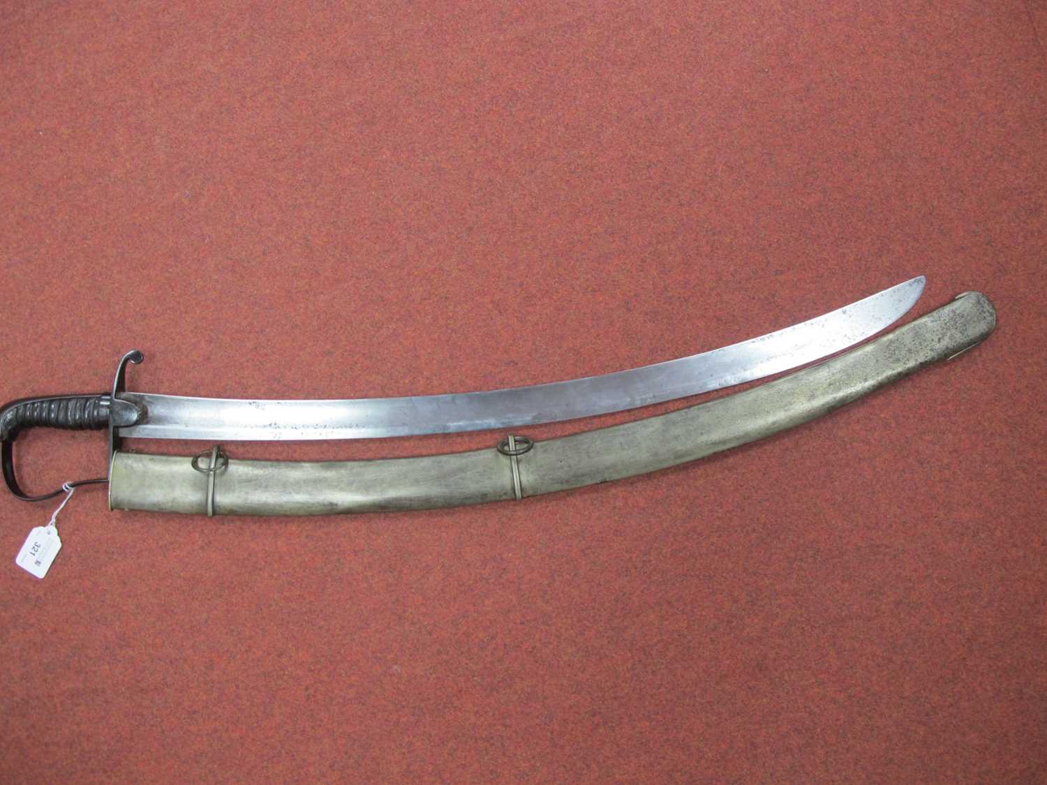 Light Cavalry Type Sabre and Scabbard, with possible modification replacement of grip and guard, - Image 8 of 20