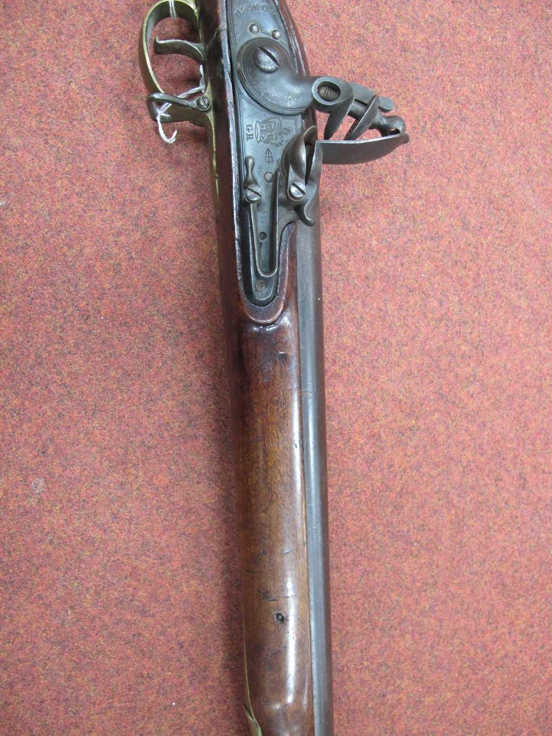 British India Pattern Circa 1810 'Brown Bess' Flintlock Musket, marked 'Tower' with 'GR' crown - Image 9 of 17