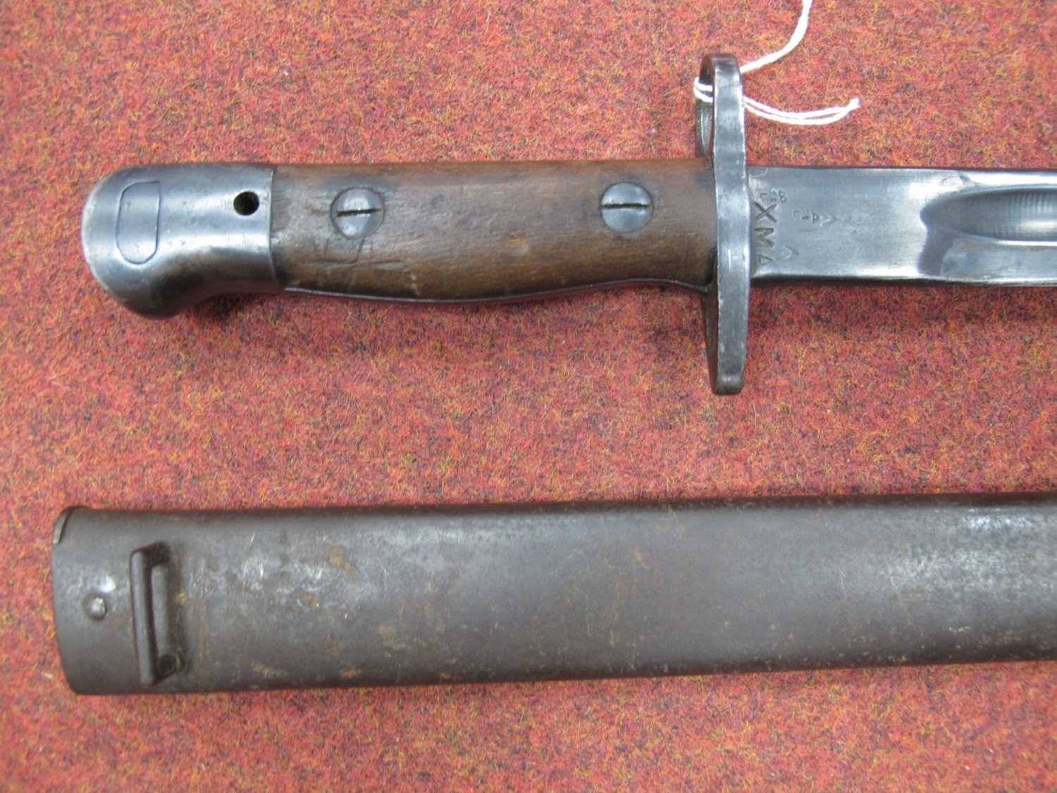 WWII Australian 1907 Pattern Bayonet, with various marks on blade including Year '42', - Image 3 of 11