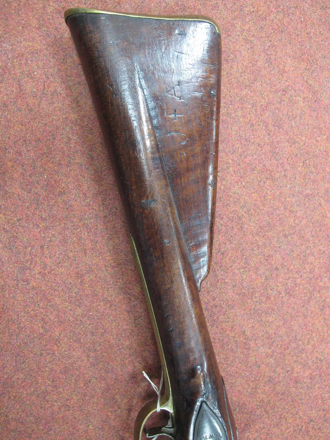 British India Pattern Circa 1810 'Brown Bess' Flintlock Musket, marked 'Tower' with 'GR' crown - Image 10 of 17