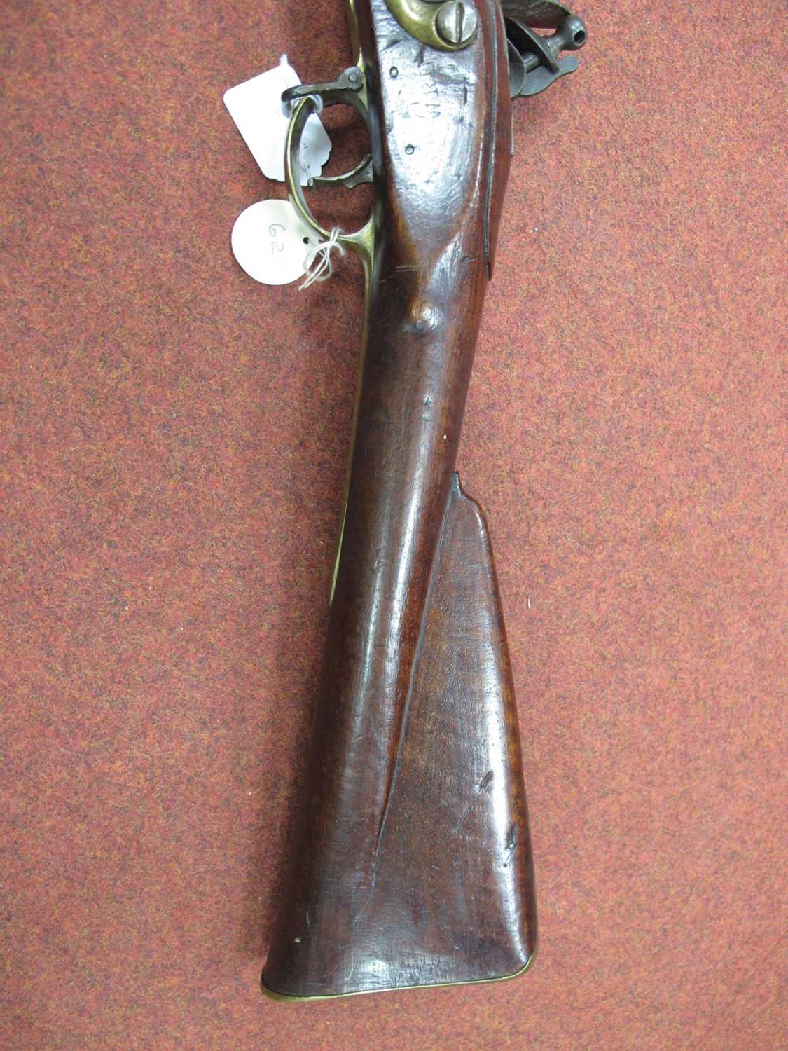 British India Pattern Circa 1810 'Brown Bess' Flintlock Musket, marked 'Tower' with 'GR' crown - Image 13 of 17