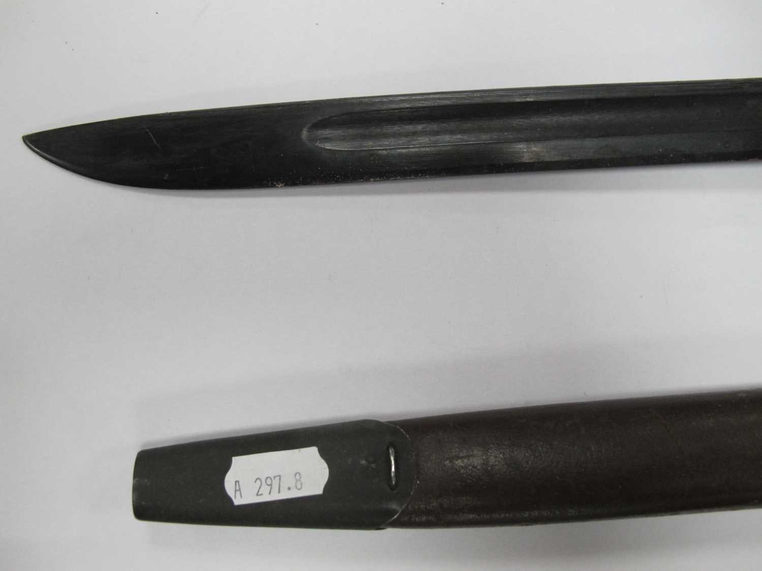 WWII Australian 1907 Pattern Short Bayonet, with various marks on blade including year '45', - Image 12 of 12