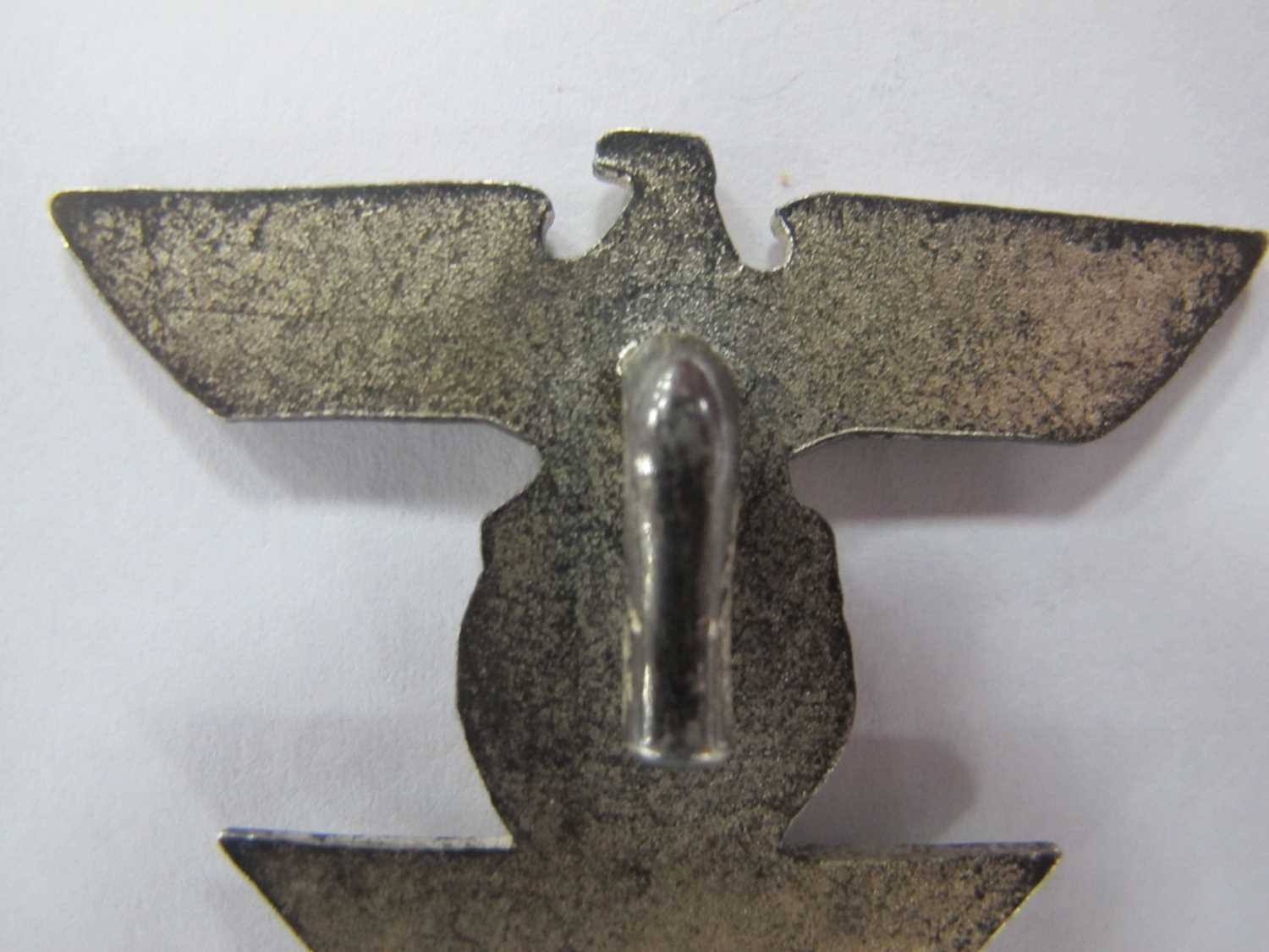 WWII Third Reich German 1914 First Class Iron Cross, with factory applied 1939 clasp, maker marks on - Image 4 of 13