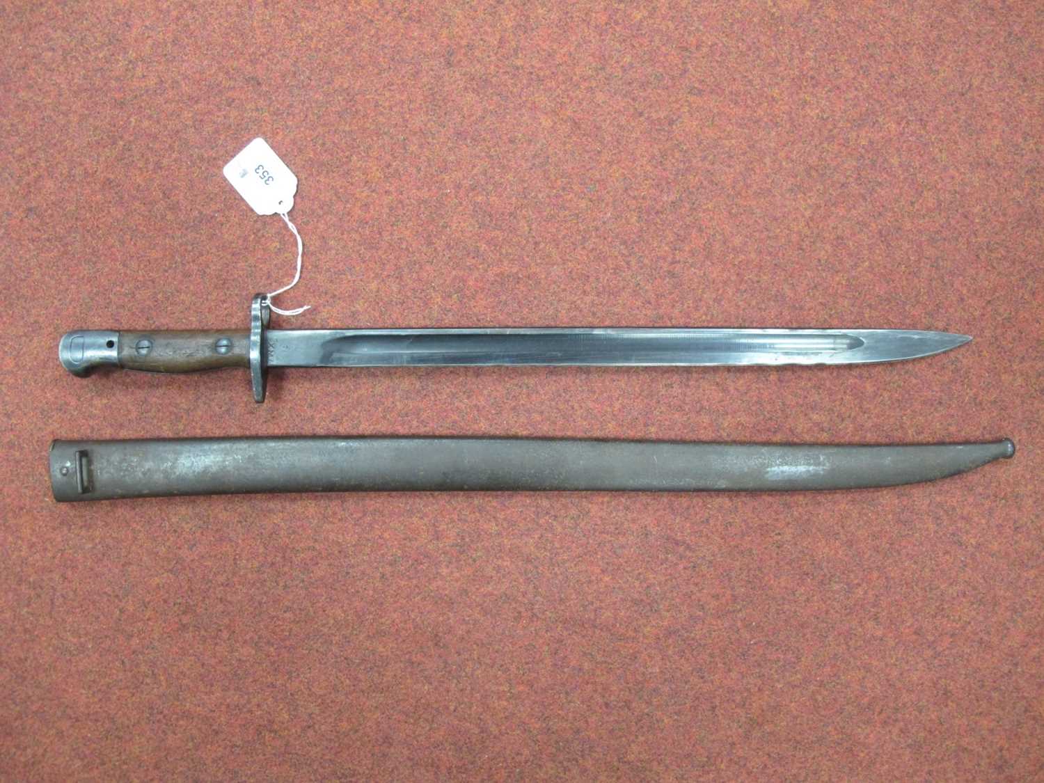 WWII Australian 1907 Pattern Bayonet, with various marks on blade including Year '42', - Image 6 of 11