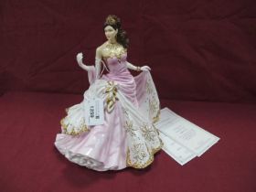 Royal Staffordshire 'Anastasia' China Figurine for Compton and Woodhouse, with certificate and