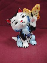 Lorna Bailey - Fly By the Cat, 14cm high.