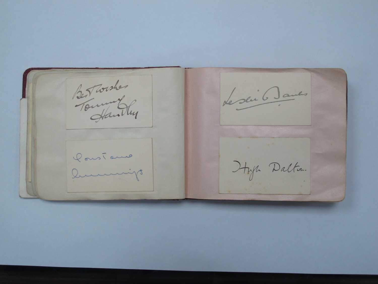 Autographs - Wilfred Bramble. Stanley Holloway, George Formby, Arthur Askey, Tommy Handle, Max - Image 13 of 15