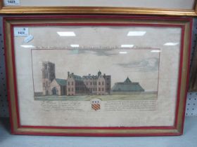 After Sam Buck, 1726 The West Prospect of Thurgarton Priory, Near Newark, in The County of