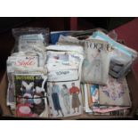 Sewing Patterns - Vogue, Style, New Look, Butterick, Simplicity, related magazines:- One Box.