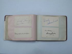 Autographs - Wilfred Bramble. Stanley Holloway, George Formby, Arthur Askey, Tommy Handle, Max