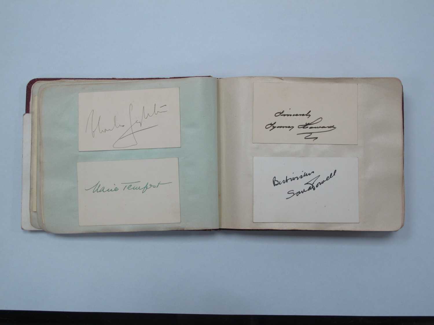Autographs - Wilfred Bramble. Stanley Holloway, George Formby, Arthur Askey, Tommy Handle, Max - Image 9 of 15