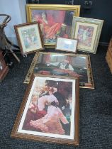After Margaret Tarrant Framed Prints, XIX Century style framed prints (6)
