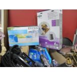 Hoselock Cyprio High Efficiency Ultra Violet Clarifier boxed, Petsafe door, boxed, Michelin tyre