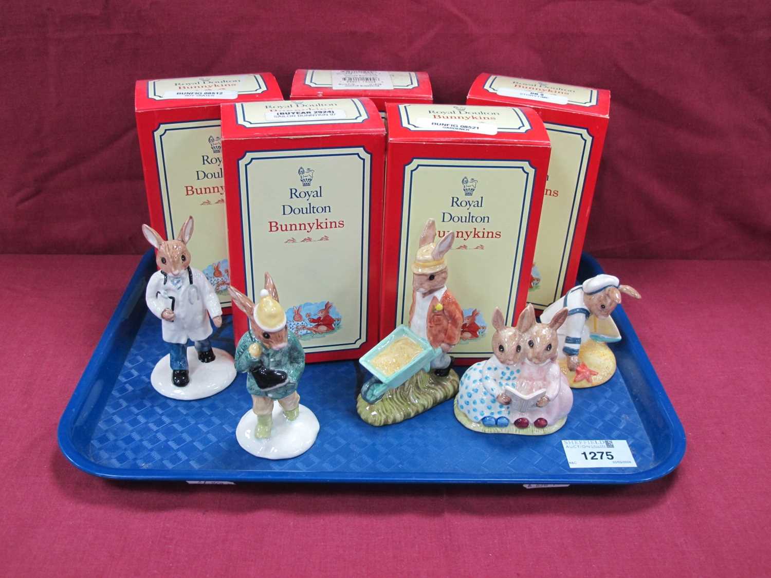 Royal Doulton Bunnykins Figures - Boy Skater, Sailor Bunnykins, Gardener, Storytime, Doctor