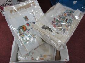 Stamps; World 'Thermatic' Stamps in packets, topics include painting, religion, art, botanical,