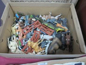 Britains Plastic Animals and People, approximately ninety