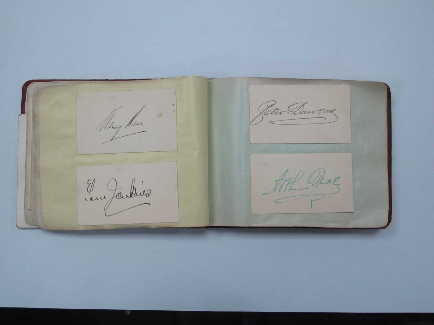 Autographs - Wilfred Bramble. Stanley Holloway, George Formby, Arthur Askey, Tommy Handle, Max - Image 11 of 15
