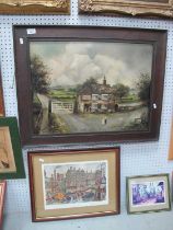 William Highfield (Sheffield Artist), Hunters Toll Bar, oil on canvas, signed lower left, 45.5 x