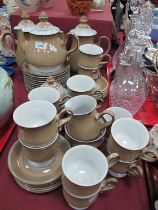 Denby 'Seville' Stoneware Pottery Table Ware, of approximately forty two pieces, including teapot,