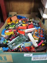 A collection of metal and plastic diecast commercial vehicles from Corgi, Matchbox, Days Gone etc. 1